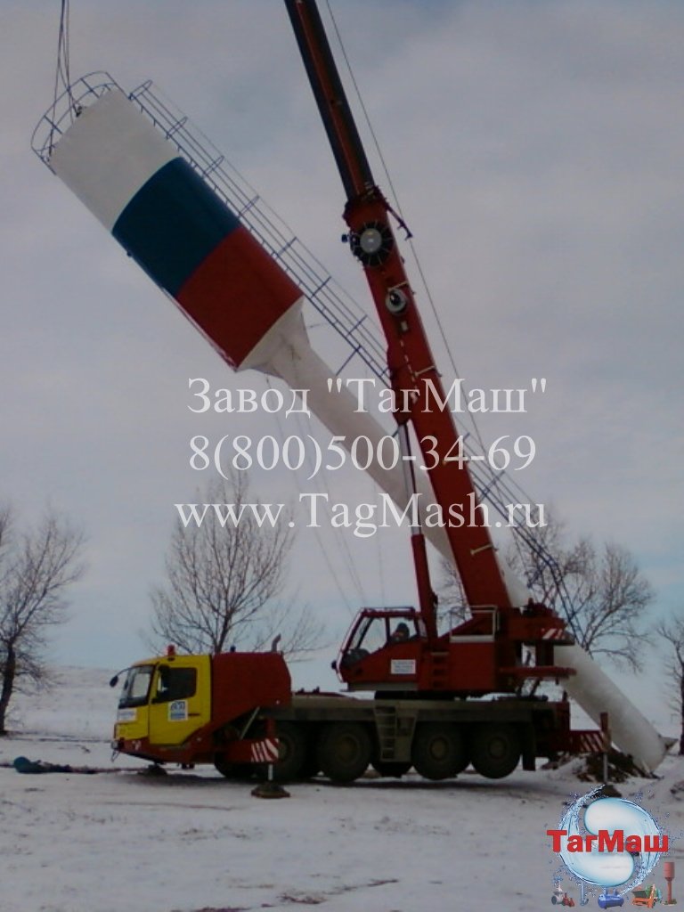 Водонапорная башня ВБР-50